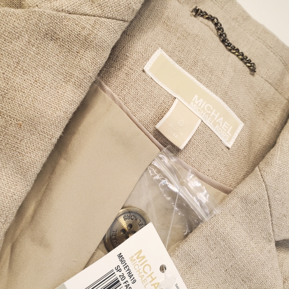 Michael Kors Women's Blazer Vest Hemp Size 0